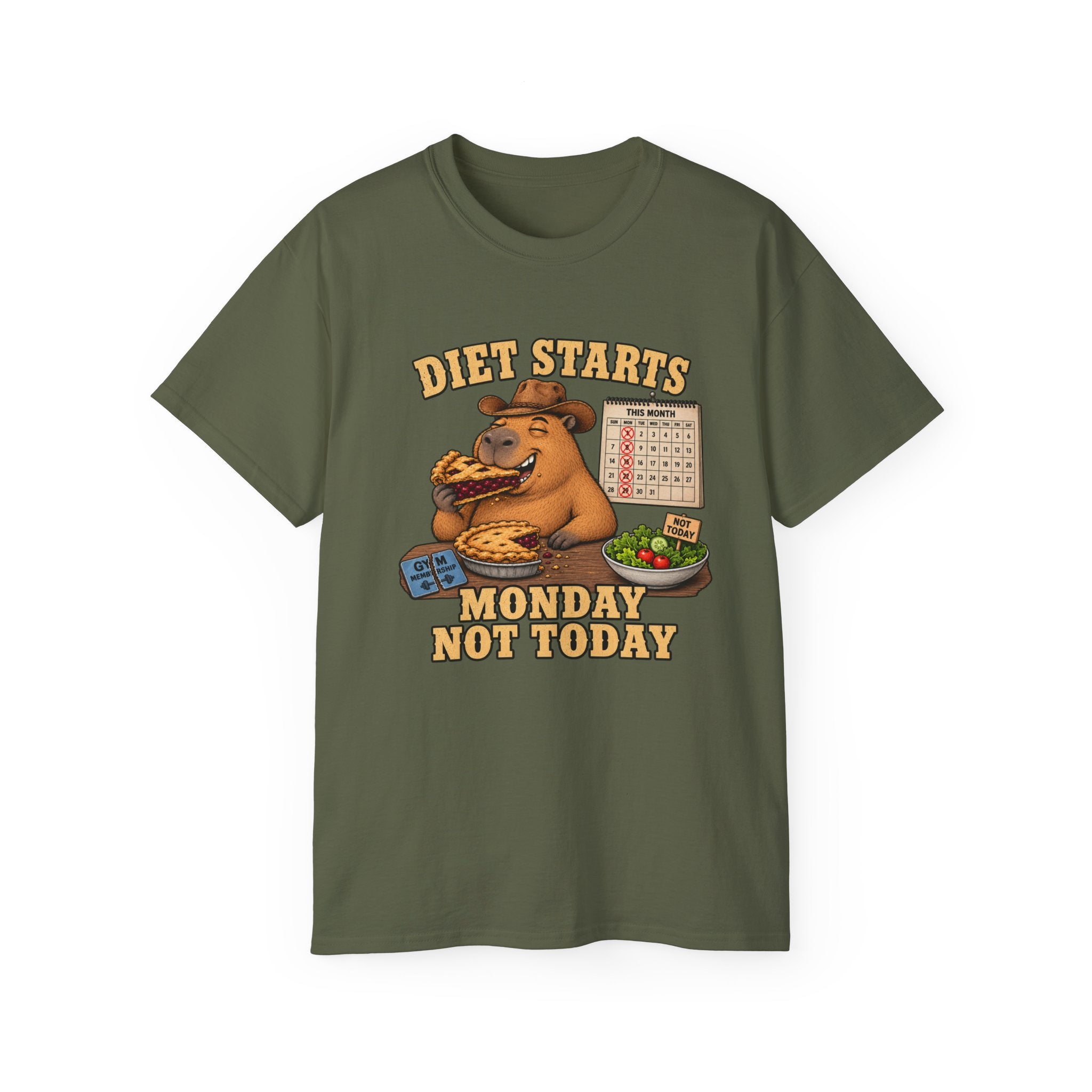 Diet Starts Monday Unisex Bio Tee
