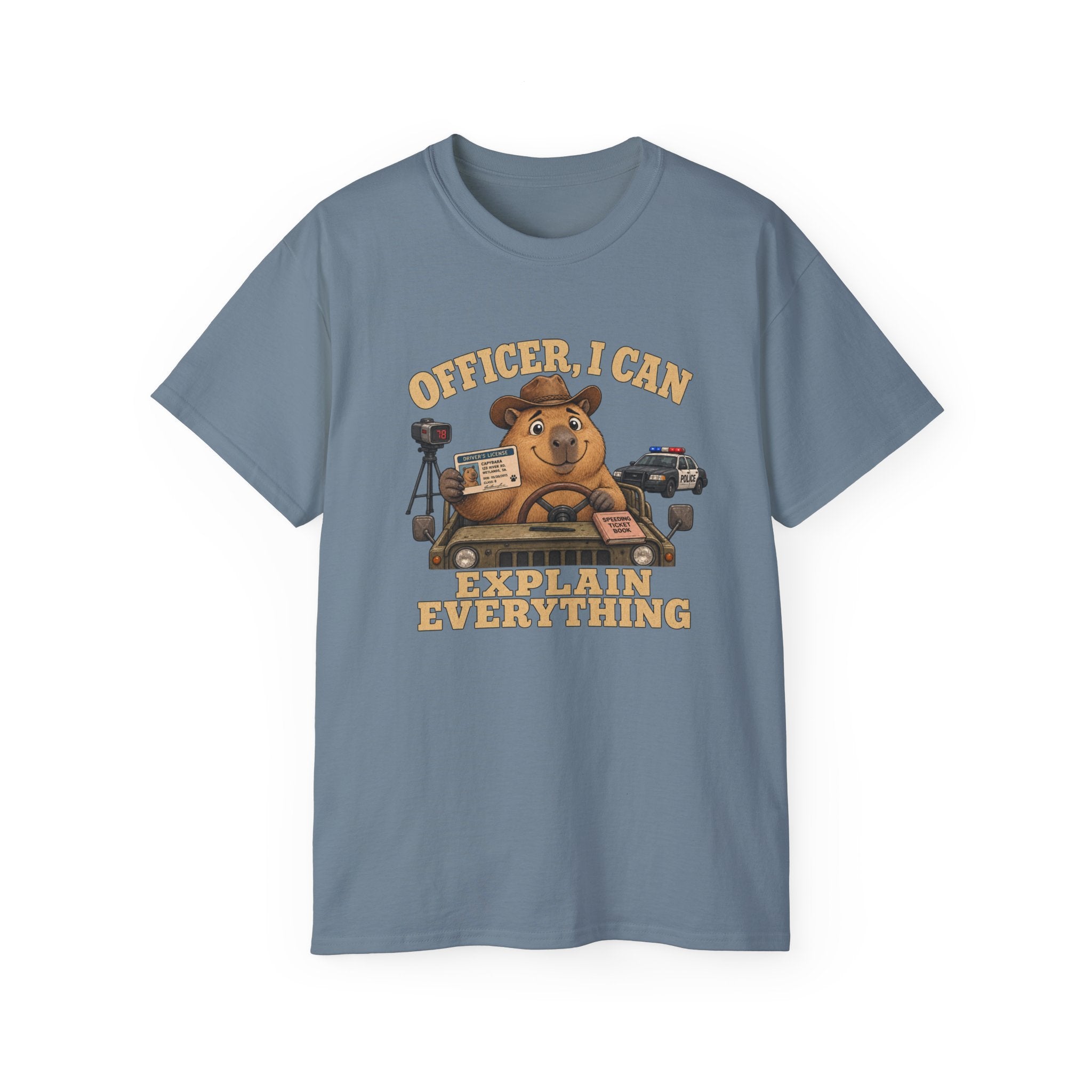 Officer, I Can Explain Unisex Bio Tee