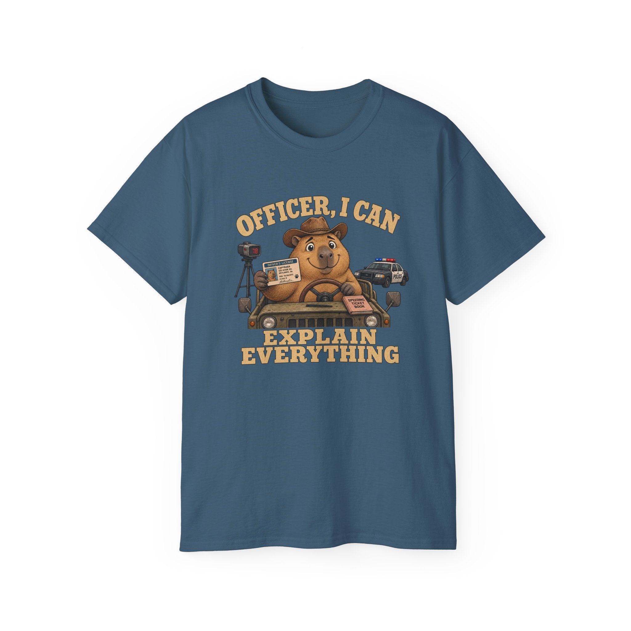 Officer, I Can Explain Unisex Bio Tee