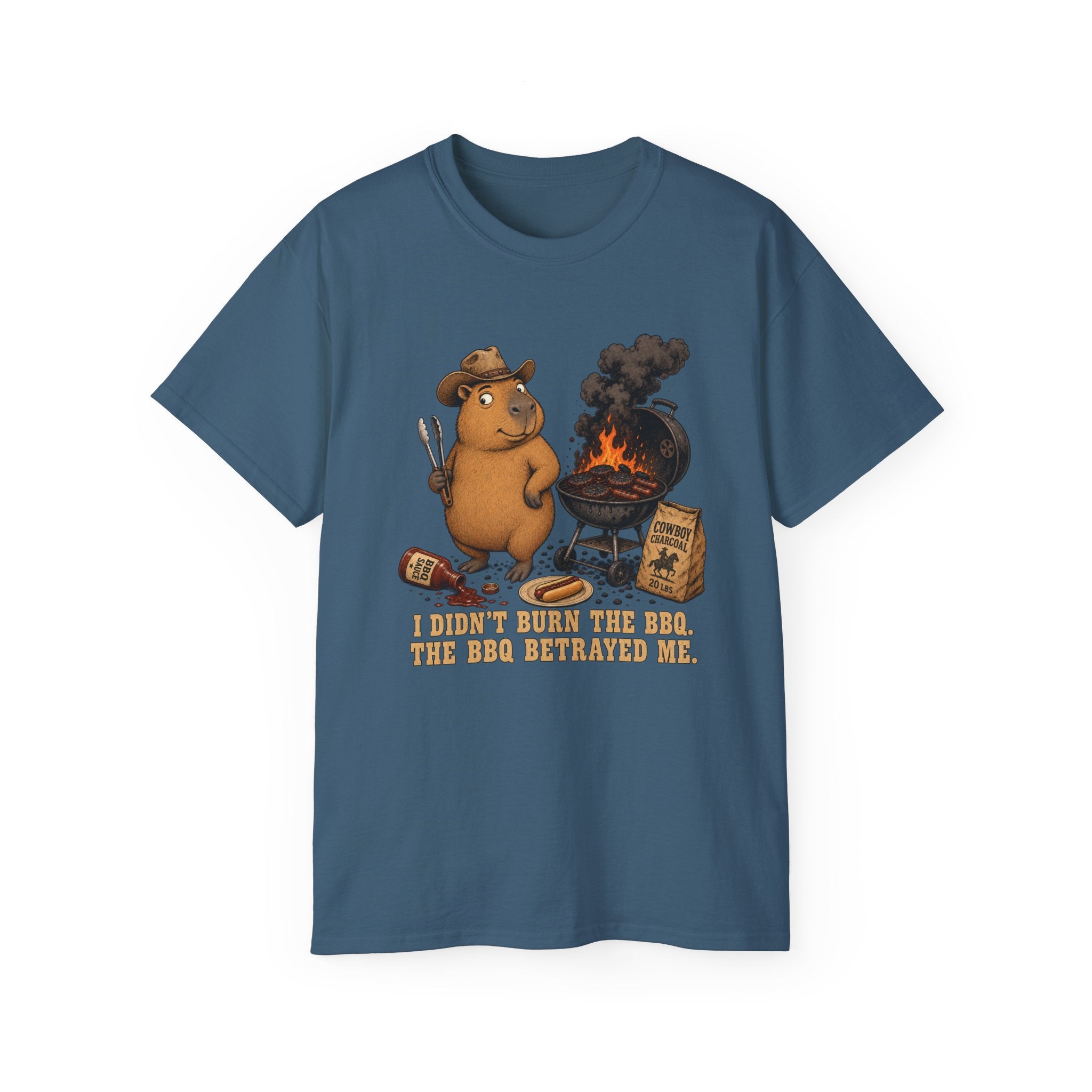 Burn The BBQ Unisex Bio Tee