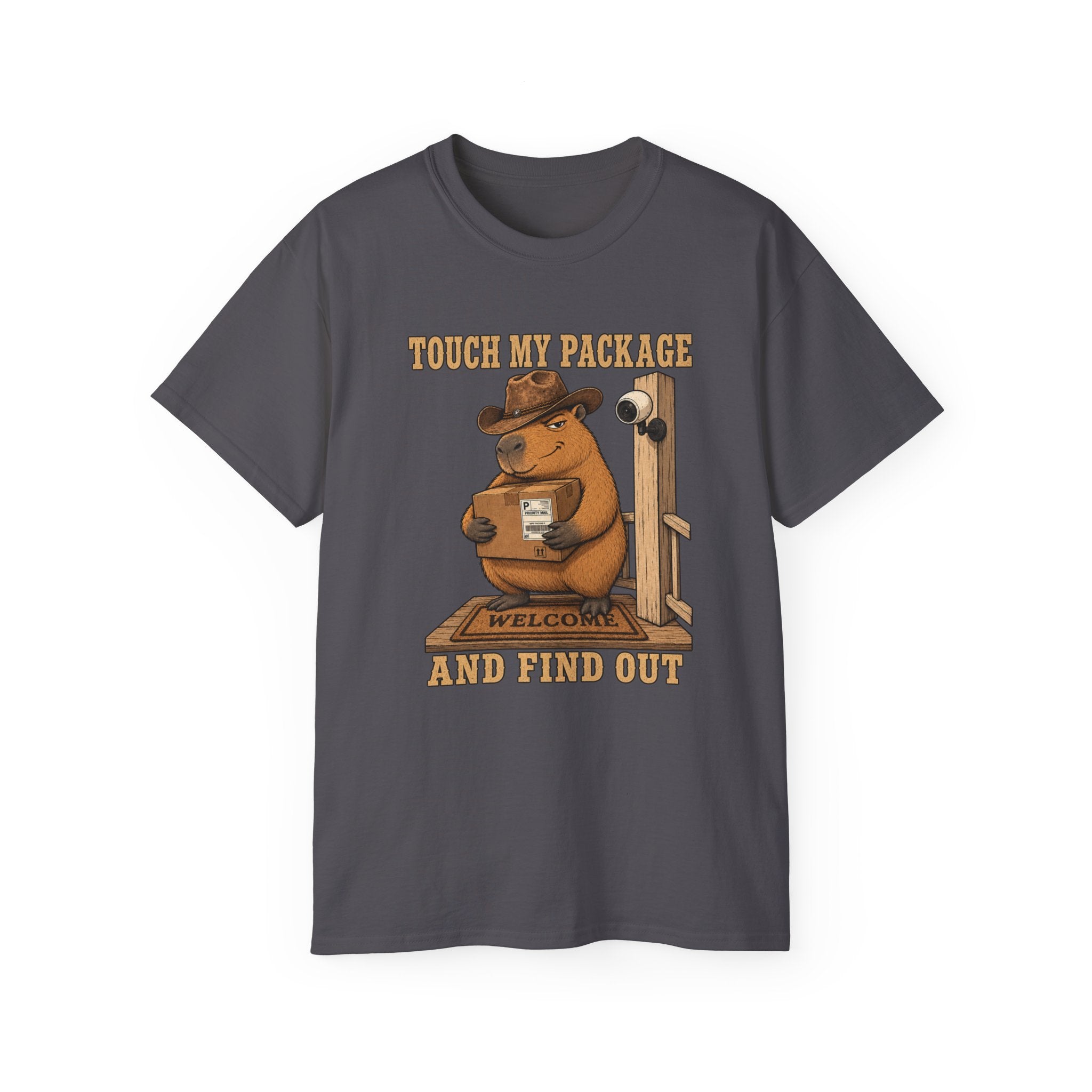 Bear 'Touch My Package and Find Out' T‑Shirt