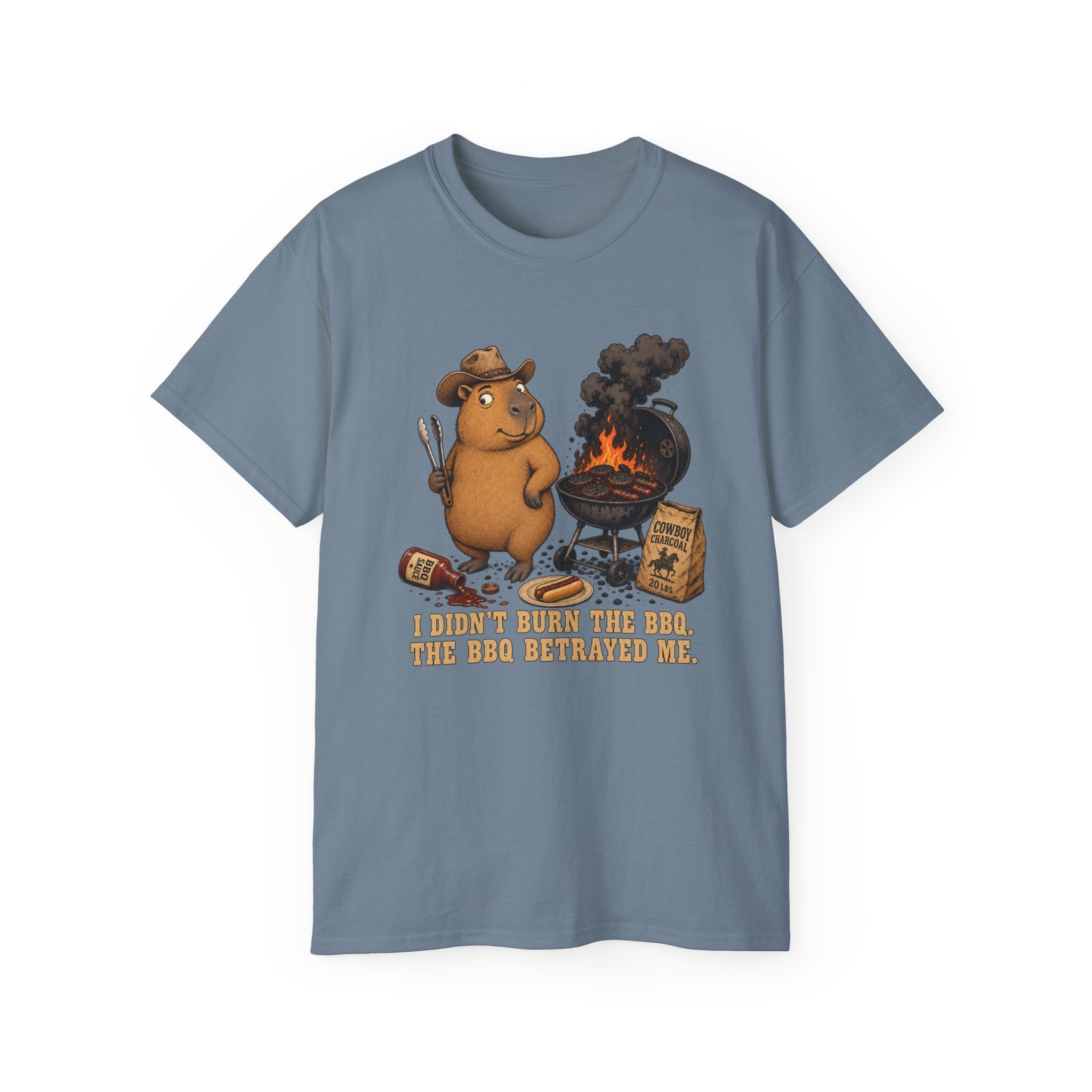 Burn The BBQ Unisex Bio Tee