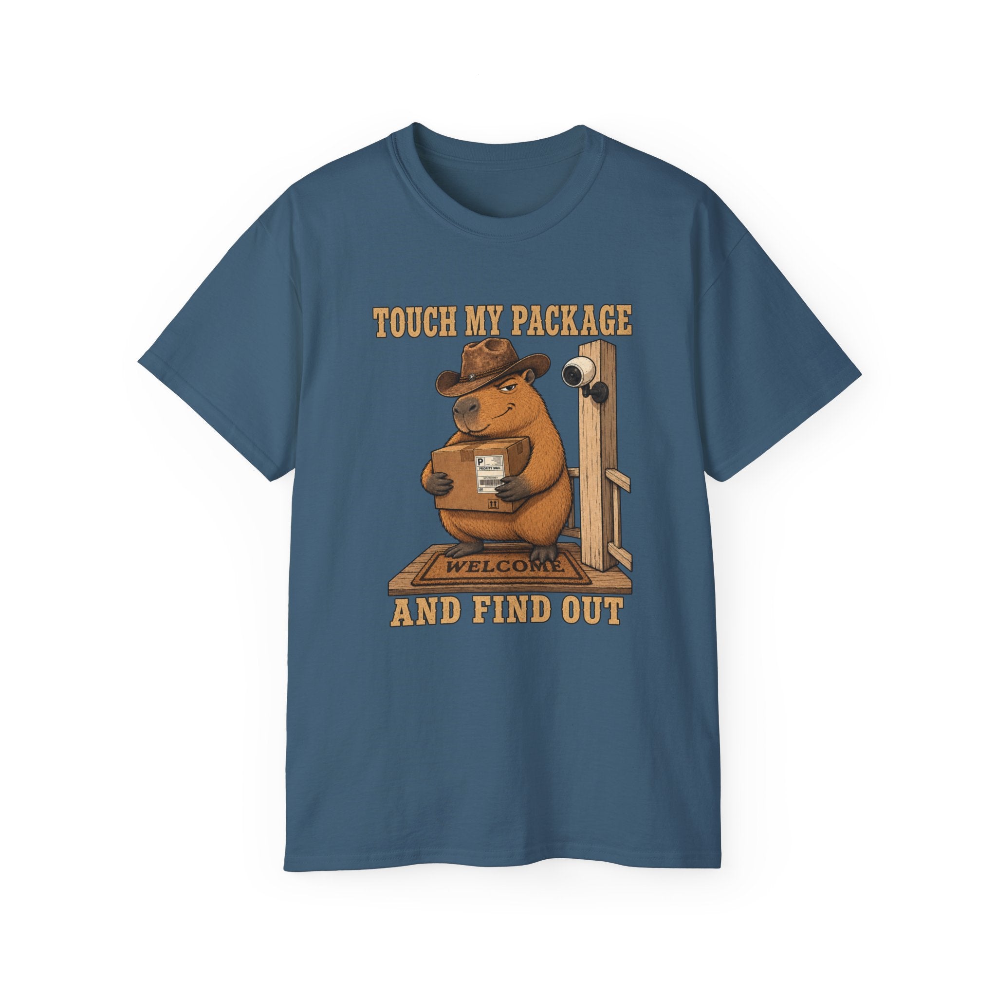 Bear 'Touch My Package and Find Out' T‑Shirt