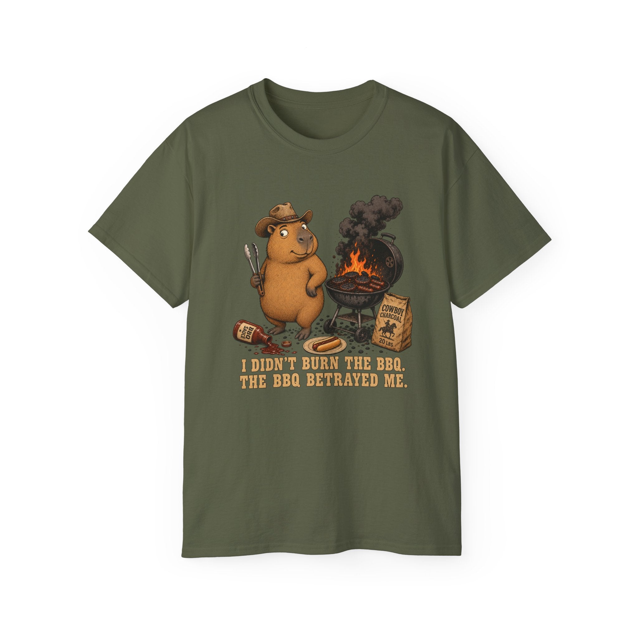 Burn The BBQ Unisex Bio Tee