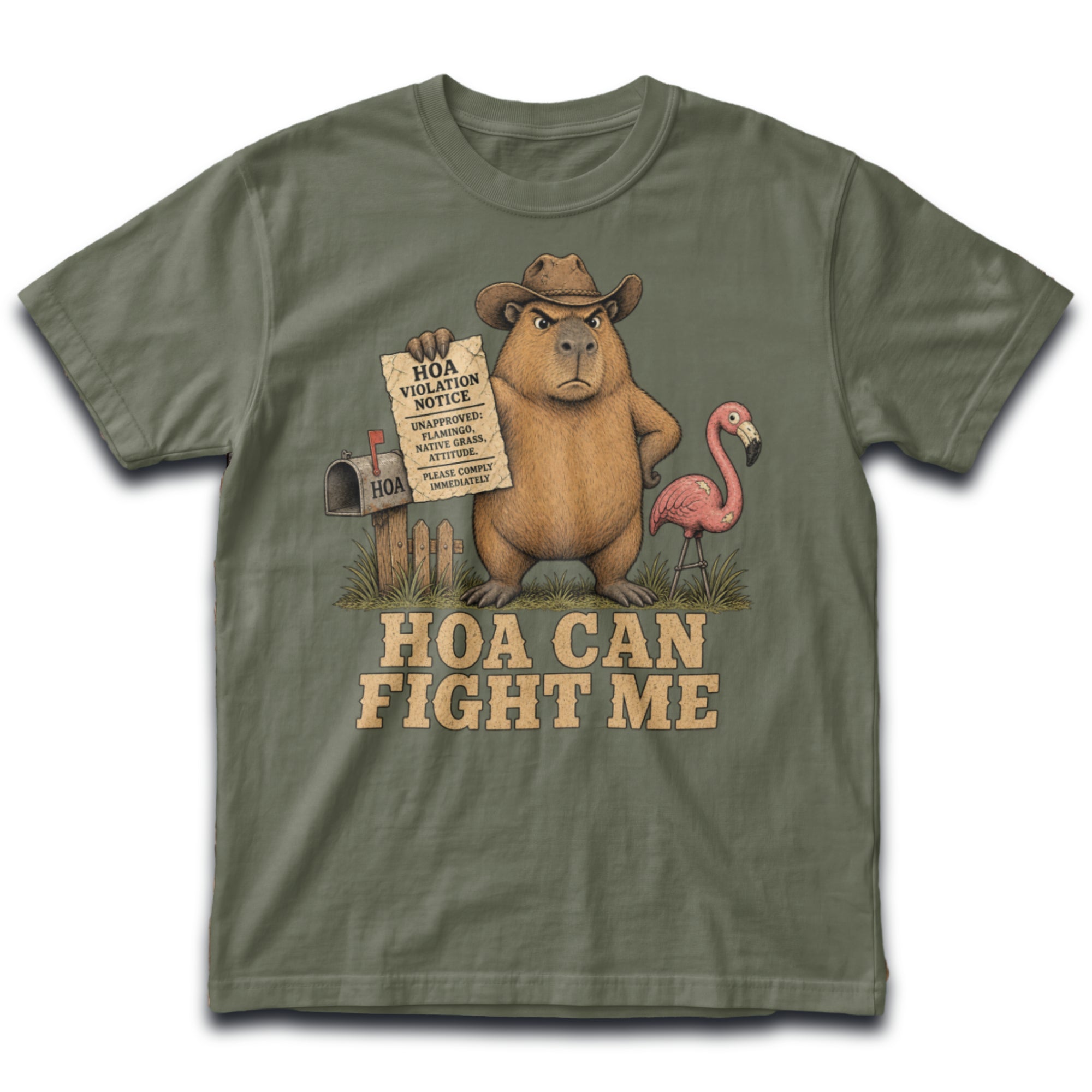 Hoa Can Fight Me Unisex Bio Tee