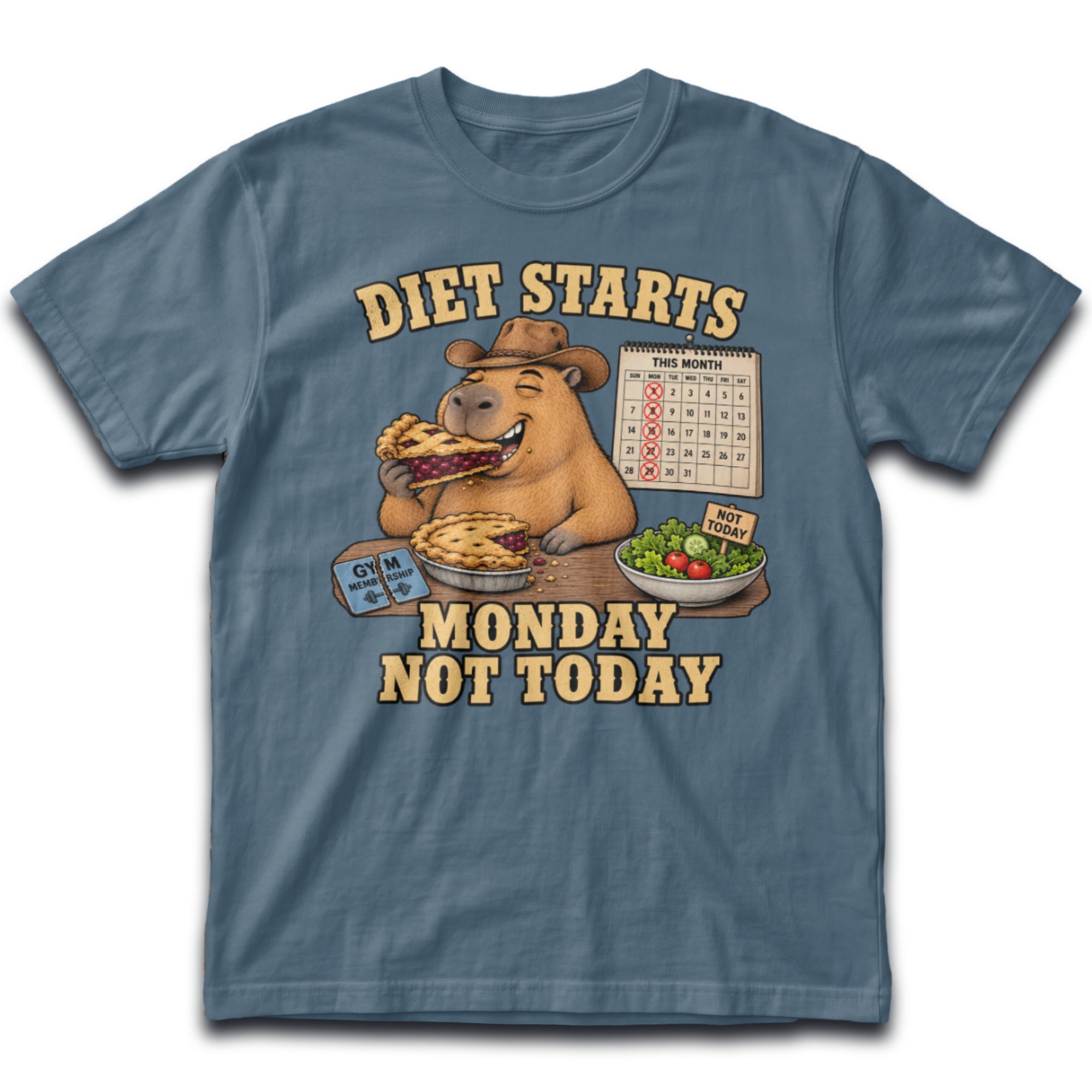 Diet Starts Monday Unisex Bio Tee