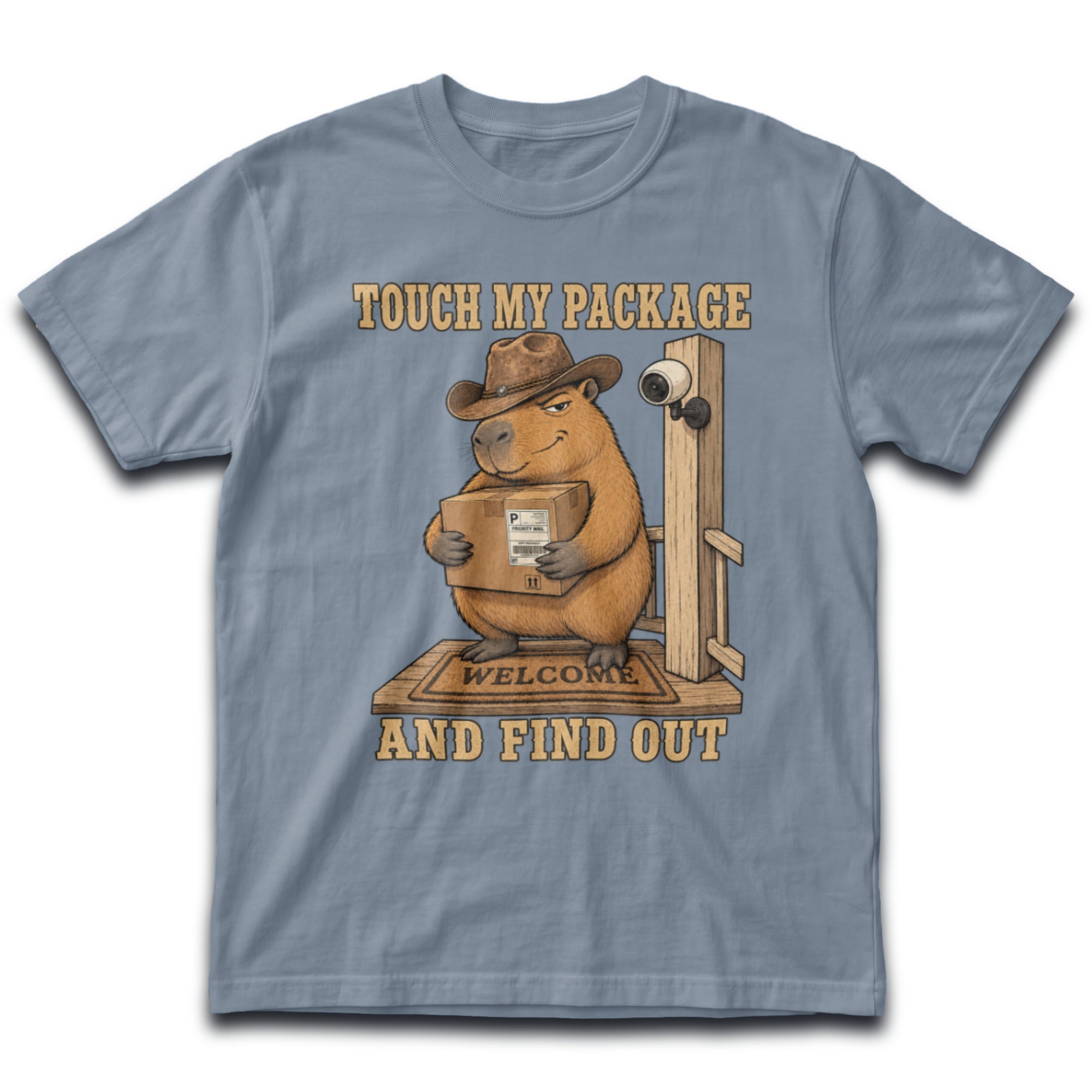 Bear 'Touch My Package and Find Out' T‑Shirt