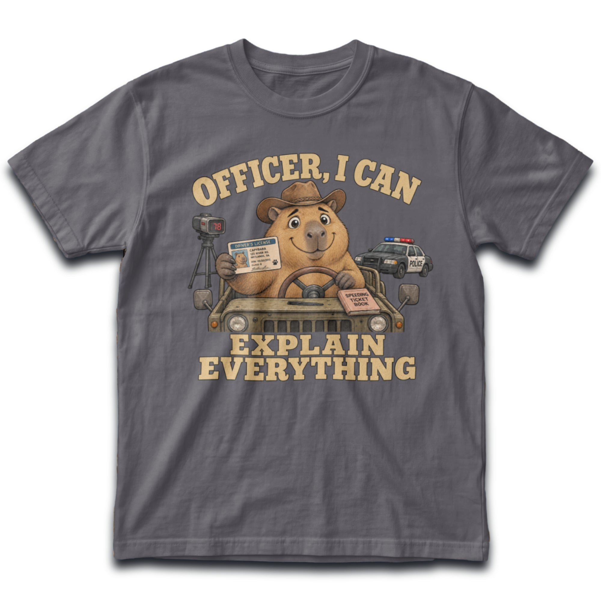Officer, I Can Explain Unisex Bio Tee